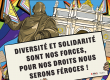 Affiche qui annonce que la marche des fiertés aura lieu le 6 juin à partir de 14h Place de la Carrière à Nancy.